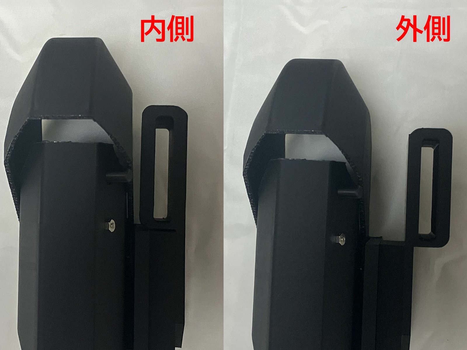 ベルト通しは、リバーシブルです。