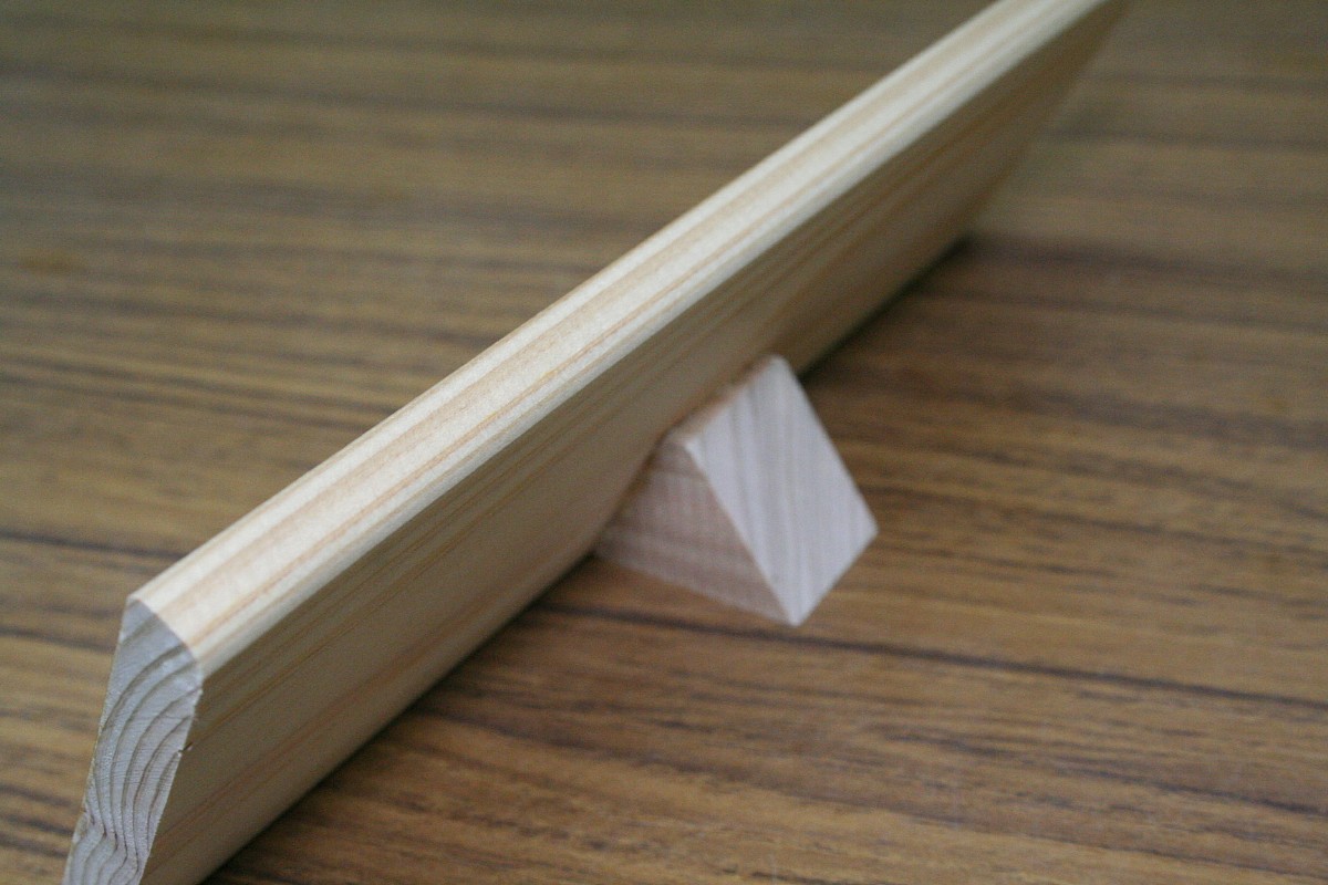 足は一本です。