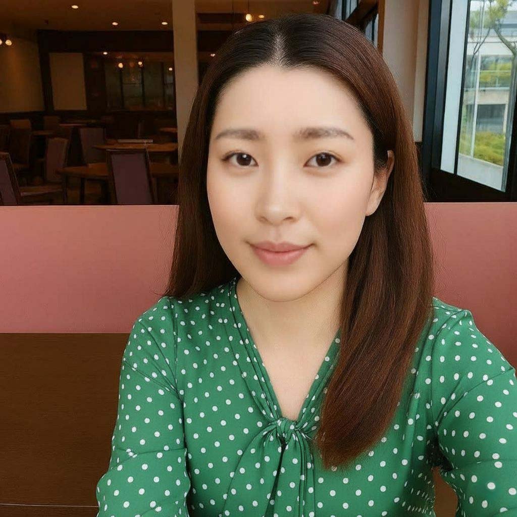 元になった写真。※生成AIによる女性の写真